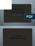 Tipologías Textuales