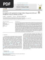 Investigation On The Optimization Strategy of Phase Change Material Thermal Management System For Lithium-Ion Battery