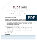 CASO PRÁCTICO Gestion Del Coste