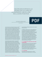 La Atencion Educativa A La Diversidad en La Lomloe Avanzando Hacia Una Inclusion Positiva