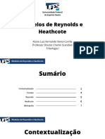 Modelos de Reynolds e Heathcote Efeito Da Taxa de Encruamento No Coeficiente de Atrito