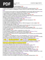 Socio Linguistics