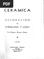 Alvarez Amero, Roberto. Cerámica Decoración de Porcelana y Loza