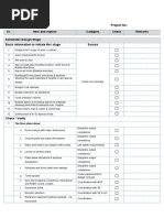  AR Technical Checklist