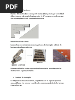 Tipos de Escaleras