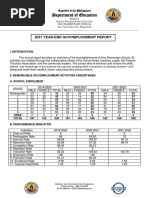 Ano Es - Annual Accomplishment Report 2021