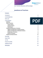 Fundamental Operations On Fractions: Lesson 1.1