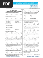 Mathematics Chapter - 22 Probability (MCQ) Worksheet 02 Jan 2023