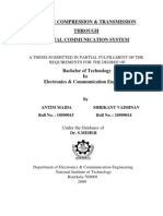 Image Compression & Transmission Through Digital Communication System