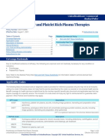 Prolotherapy Platelet Rich Plasma Therapies