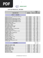 Lista Medicalvet Medicinas Tod 30.01.23