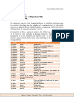 Informe de Actividades Enero A Abril