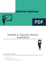 Matemáticas Básicas 2021 - Unidad 2