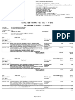 Pe Perioada: 01-08-2022 - 11-08-2022 EXTRAS DE CONT Nr. 8 Din Data: 11-08-2022