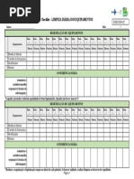 F.HET - ENF.027 - Checklist - Limpeza Diária Dos Equipamentos