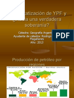 La Reestatización de YPF y ¿Hacia Una Verdadera Soberanía?