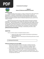 Assessment Learning 2. M2