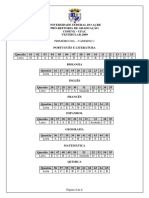 Gabarito Caderno 1