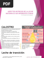 Aspectos Nutricios de La Leche Materna