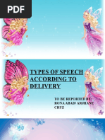 Different Types of Speech