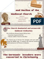 The Rise and Decline of The Medieval Church