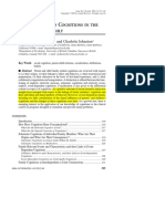 Parental and Child Cognitions in The Context of The Family