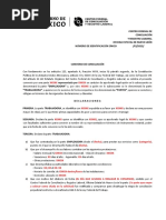 Convenio Terminación Voluntaria de La Relación Laboral