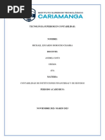 Deber de Contabilidad Creditos Y Sistema de Amortizacion