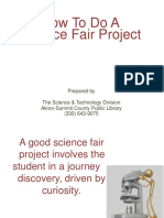 How To Do A Science Fair Project