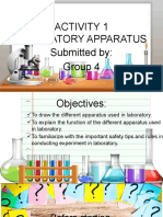 Group 4 Activity 1 Labaratory Apparatus