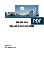 MATH 100 - Modules