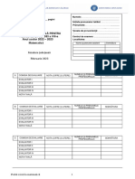 Mate - Info.ro.5445 Calarasi - Simulare Evaluarea Nationala 2023 Matematica