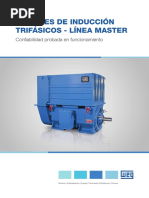 WEG Motores de Induccion Trifasicos Linea Master 50020704 Catalogo Espanol DC