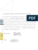 11) Acta de Legalización de Firmas y 12) Razón de Legalización de Firmas