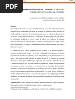 Procesos de Determinacion Social de La Salud Alimetnaria