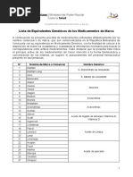 Lista de Medicamentos