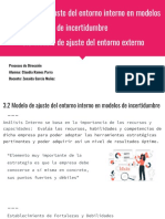 5.2 Modelo de Ajuste Del Entorno Interno en Modelos de Incertidumbre 5.3 Modelo de Ajuste Del Entorno Externo - Ramos - Claudia