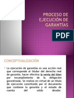 Proceso de Ejecución de Garantías