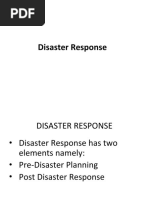 Disaster Response