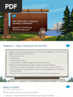 Fast Path To B2C Commerce Developer Certification - Module 6 - OCAPI and Service Framework