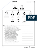 PR Pride and Prejudice Worksheet