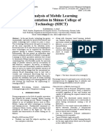 An Analysis of Mobile Learning Implementation in Shinas College of Technology (SHCT)