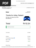 Uber Recipt