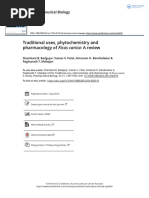 Traditional Uses Phytochemistry and Pharmacology of Ficus Carica A Review