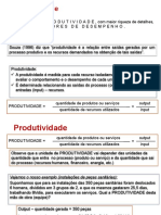 Conceito Índices e Produtividade