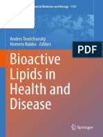 Bioactive Lipids in Health and Disease