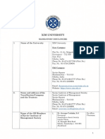 Mandatory Disclosure XIM Univesity