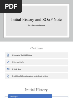 Initial HX and Soap Note