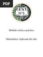 Módulo Teórico Práctico 6to Matemática Aplicada