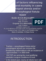 Tracheo-Oesophageal Fistula